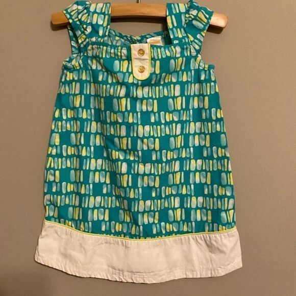 VINTAGE Gymboree Green Dress - Size 2 - Picture 1 of 3
